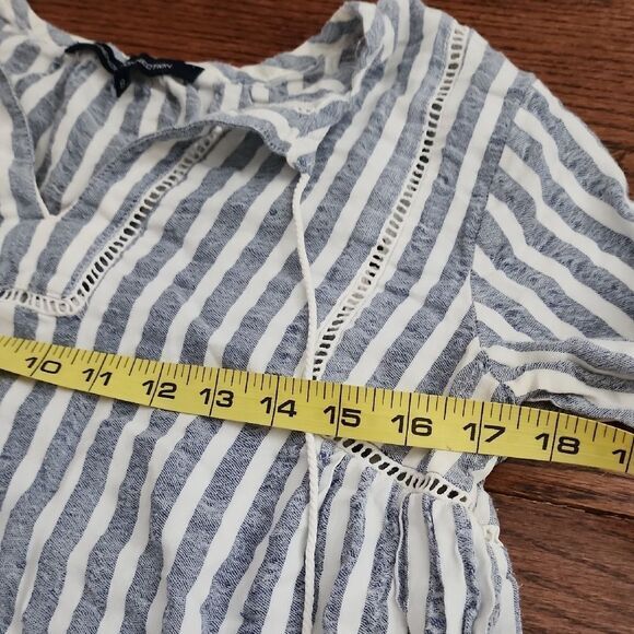 French Connection Crown & Ivy Blouse Sz AU8 / US‎ 4 Bohemian Lightweight Flowy - Picture 4 of 6